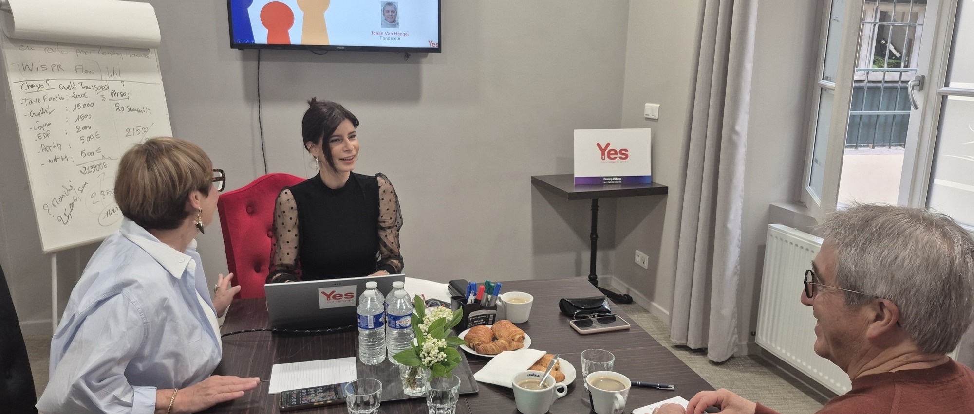 Session de formation à la Yes Academy à Paris