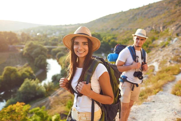 Delighted travelers
