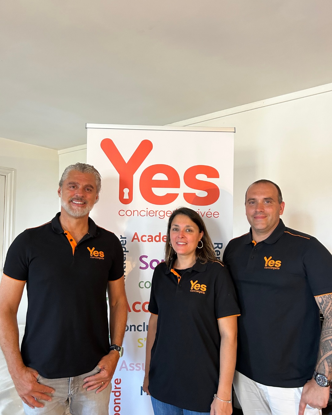 Équipe Yes Conciergerie - Réseau de franchises sur 4 continents